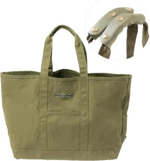 Large Capacity Tote Bag with Handle Cover and Pocket/Canvas Men's Women's Grocery Eco Camping Sports
