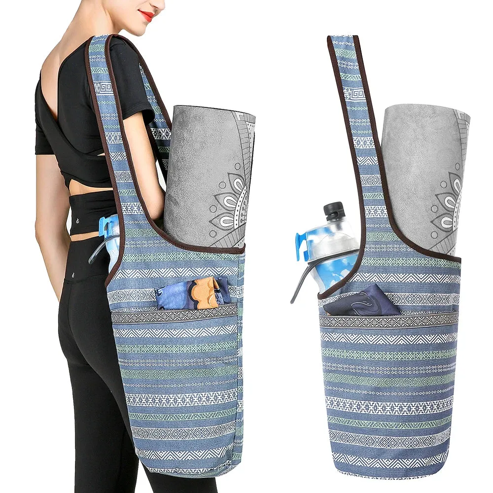 Large-Capacity Yoga Mat Bag – Women’s Gym Tote with Storage