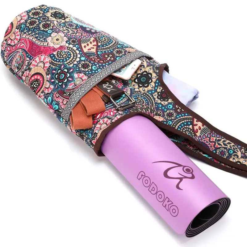 Large-Capacity Yoga Mat Bag – Women’s Gym Tote with Storage