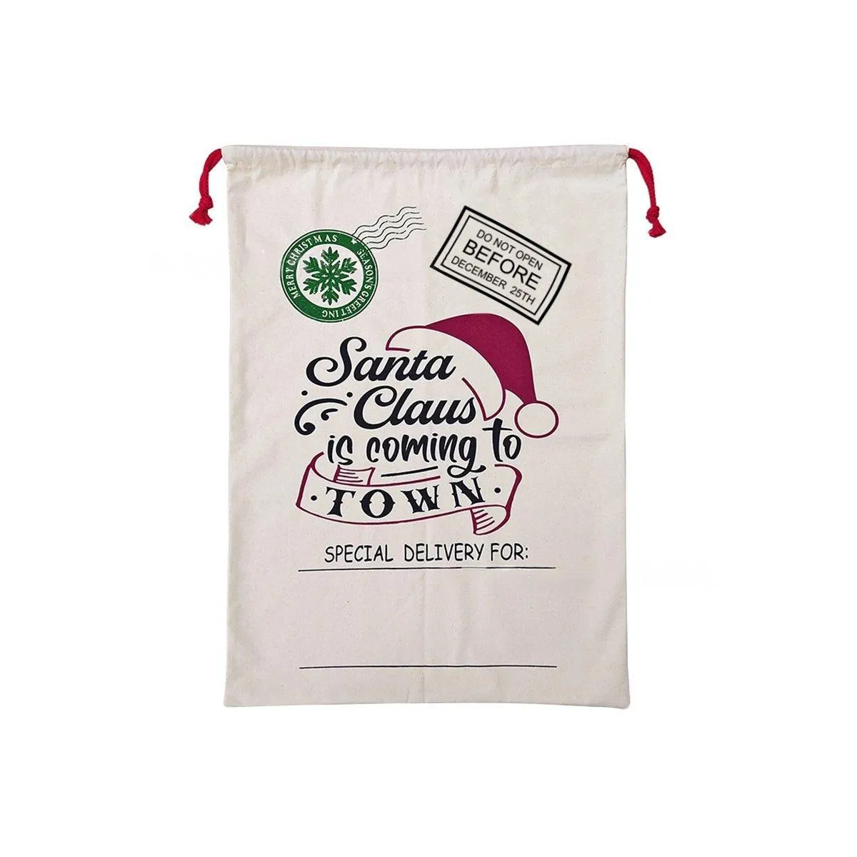Large Christmas Sacks Jumbo Large Santa Gift Sack Bag Gifts Stocking Present Bag