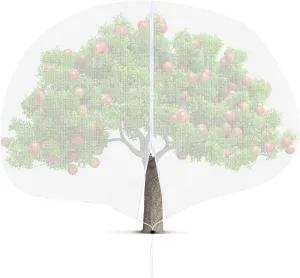 Large Fruit Tree Netting Bags, Cookmaster 10X10FT Garden Netting for Blueberry Bushes with Drawstring, Bird Netting Plant Cover from Deer Squirrel Bug Cicada