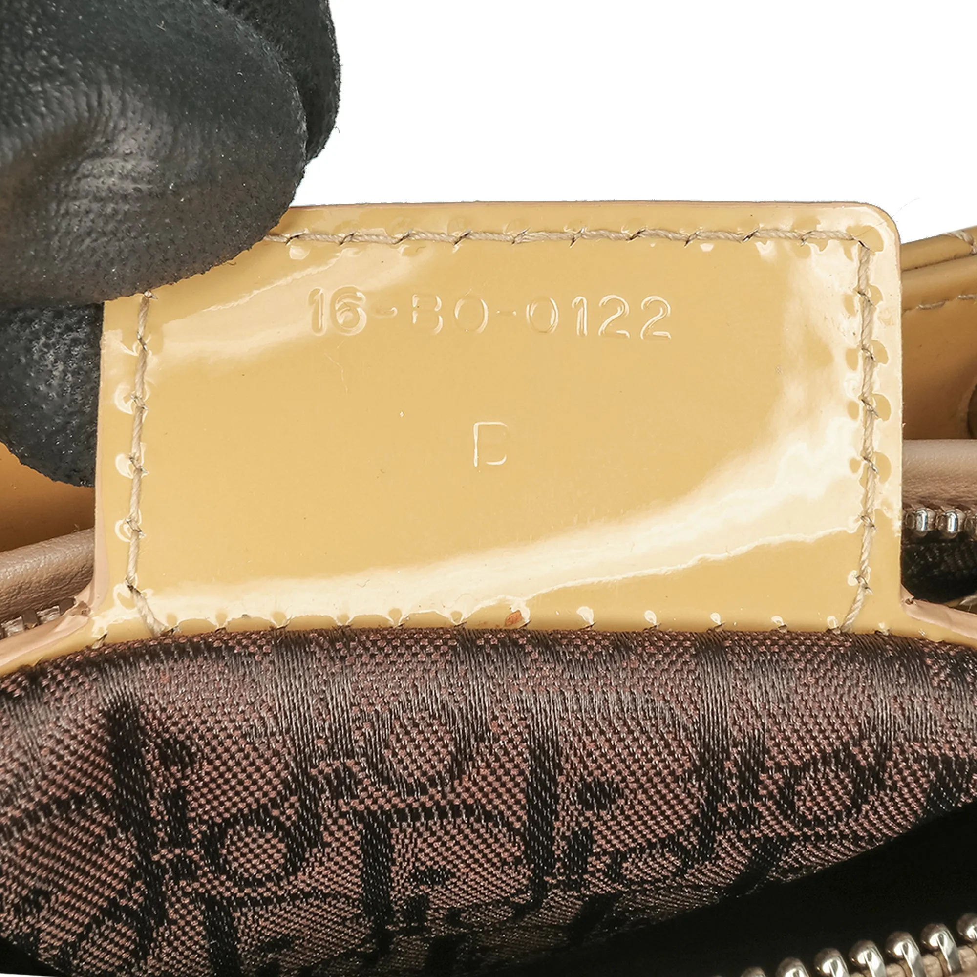 Large Patent Cannage Lady Dior