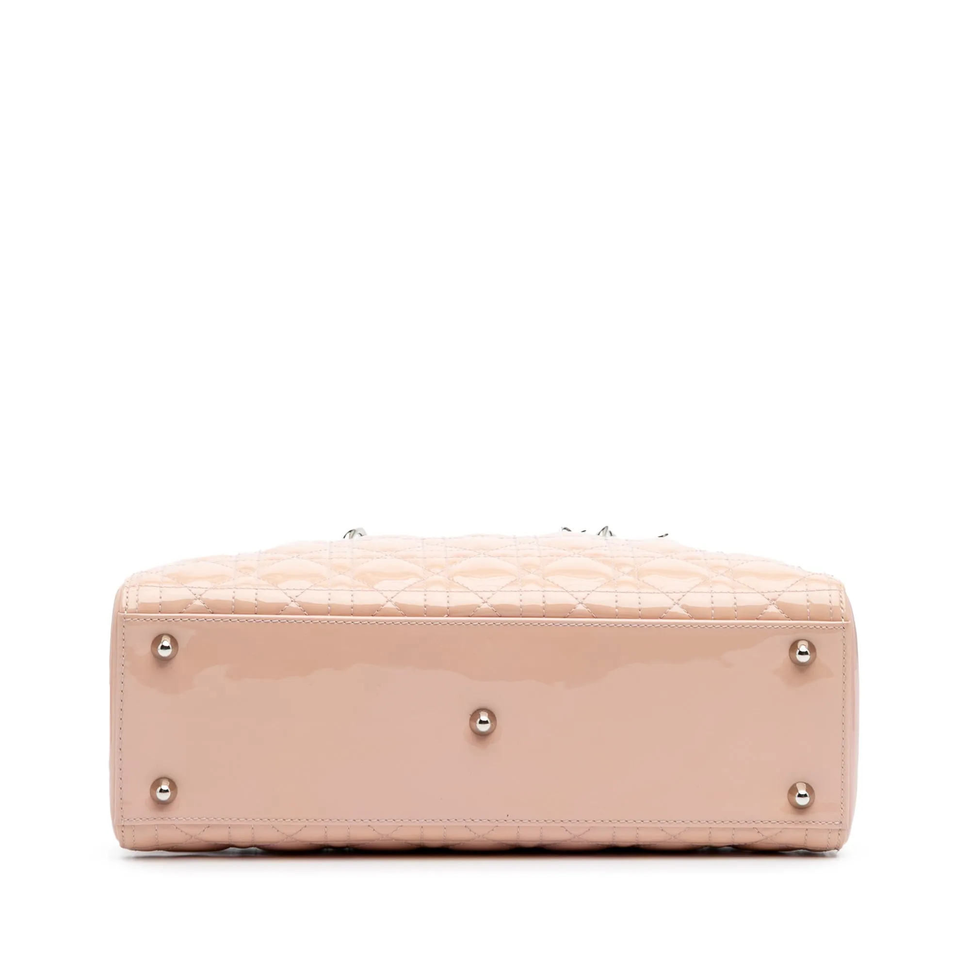 Large Patent Cannage Lady Dior