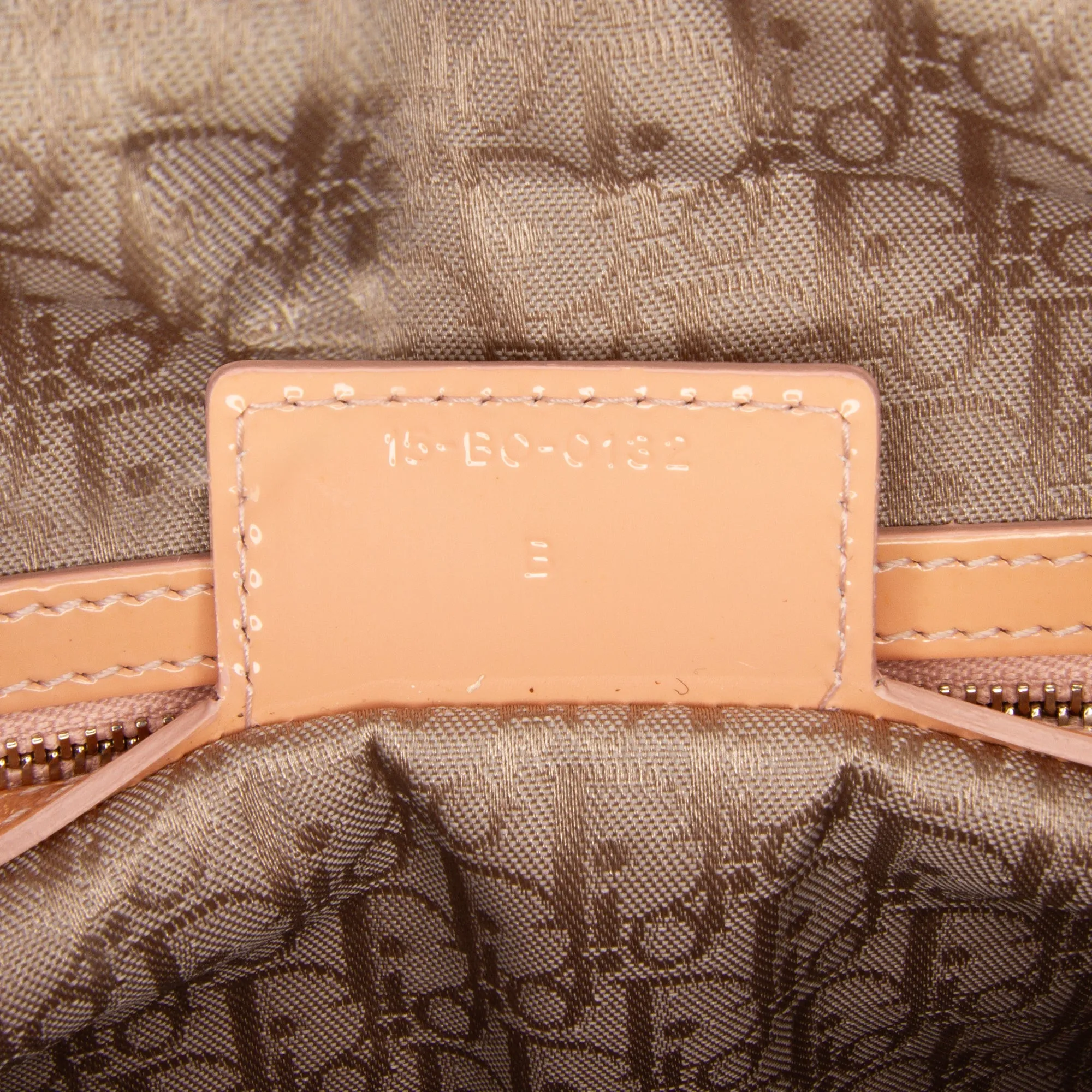 Large Patent Cannage Lady Dior