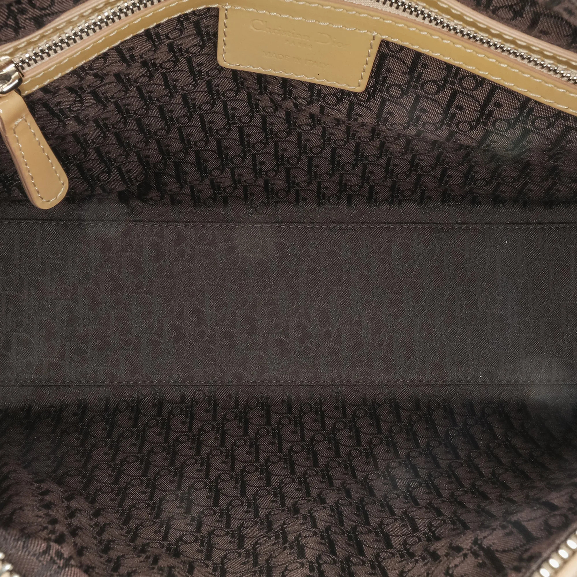 Large Patent Cannage Lady Dior