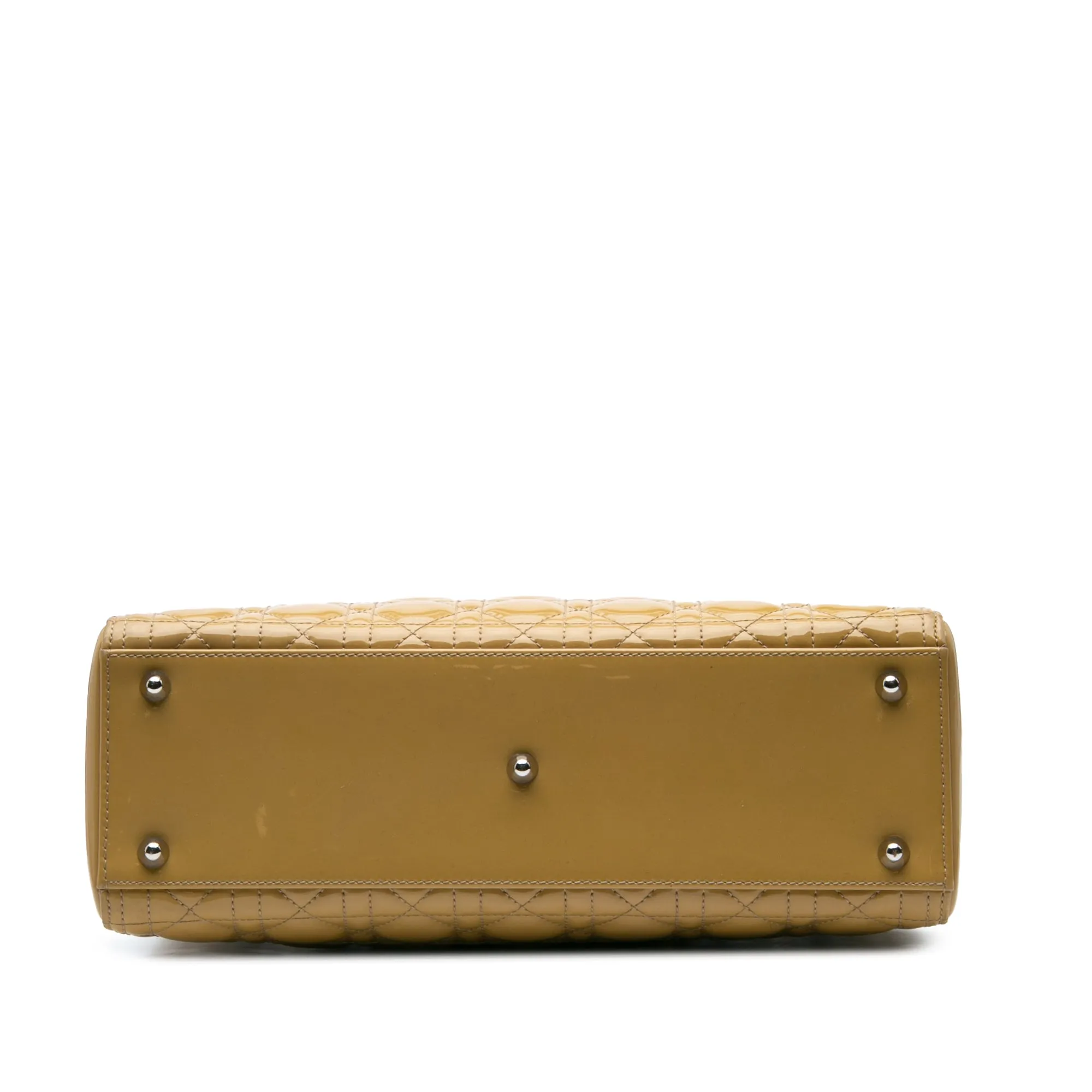 Large Patent Cannage Lady Dior
