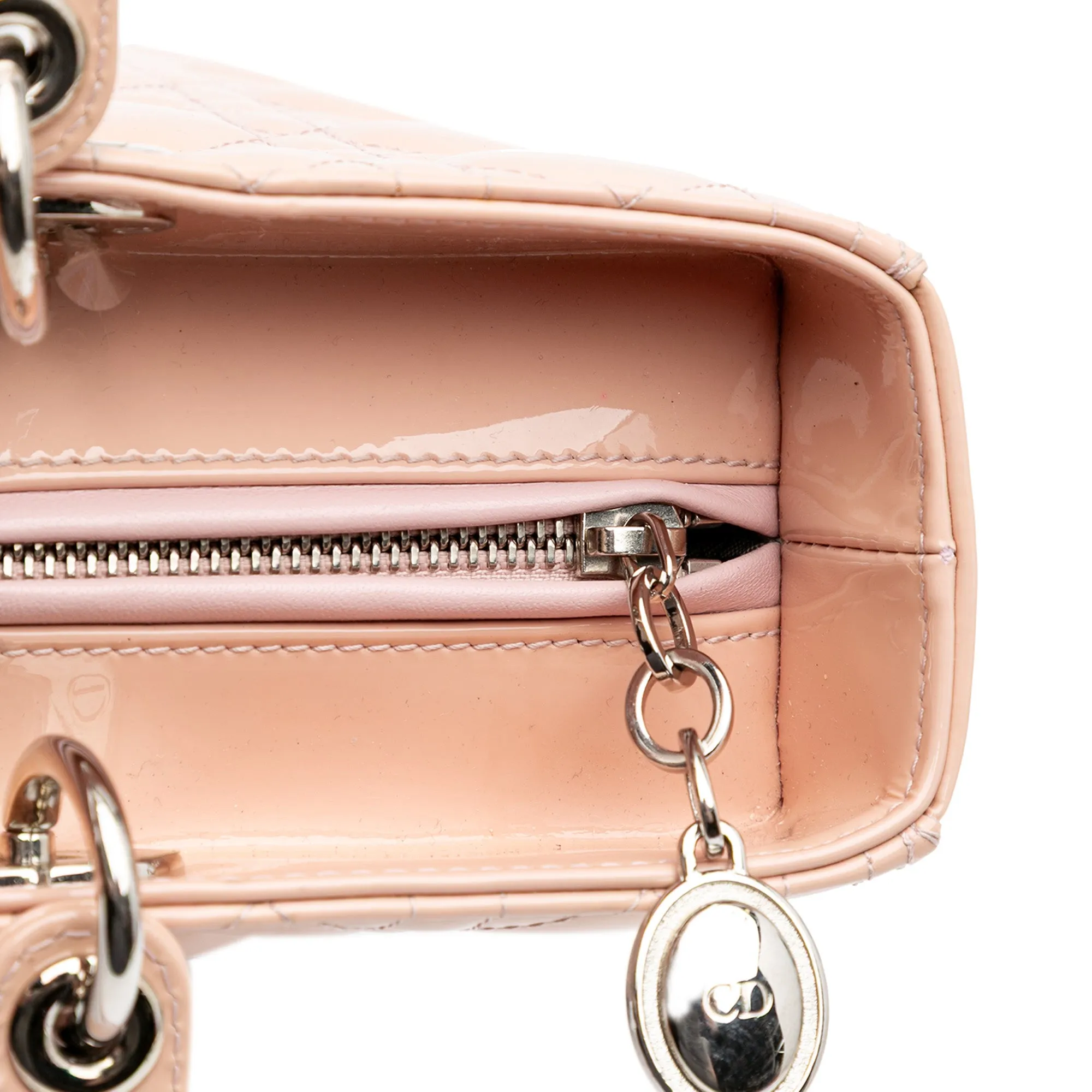 Large Patent Cannage Lady Dior