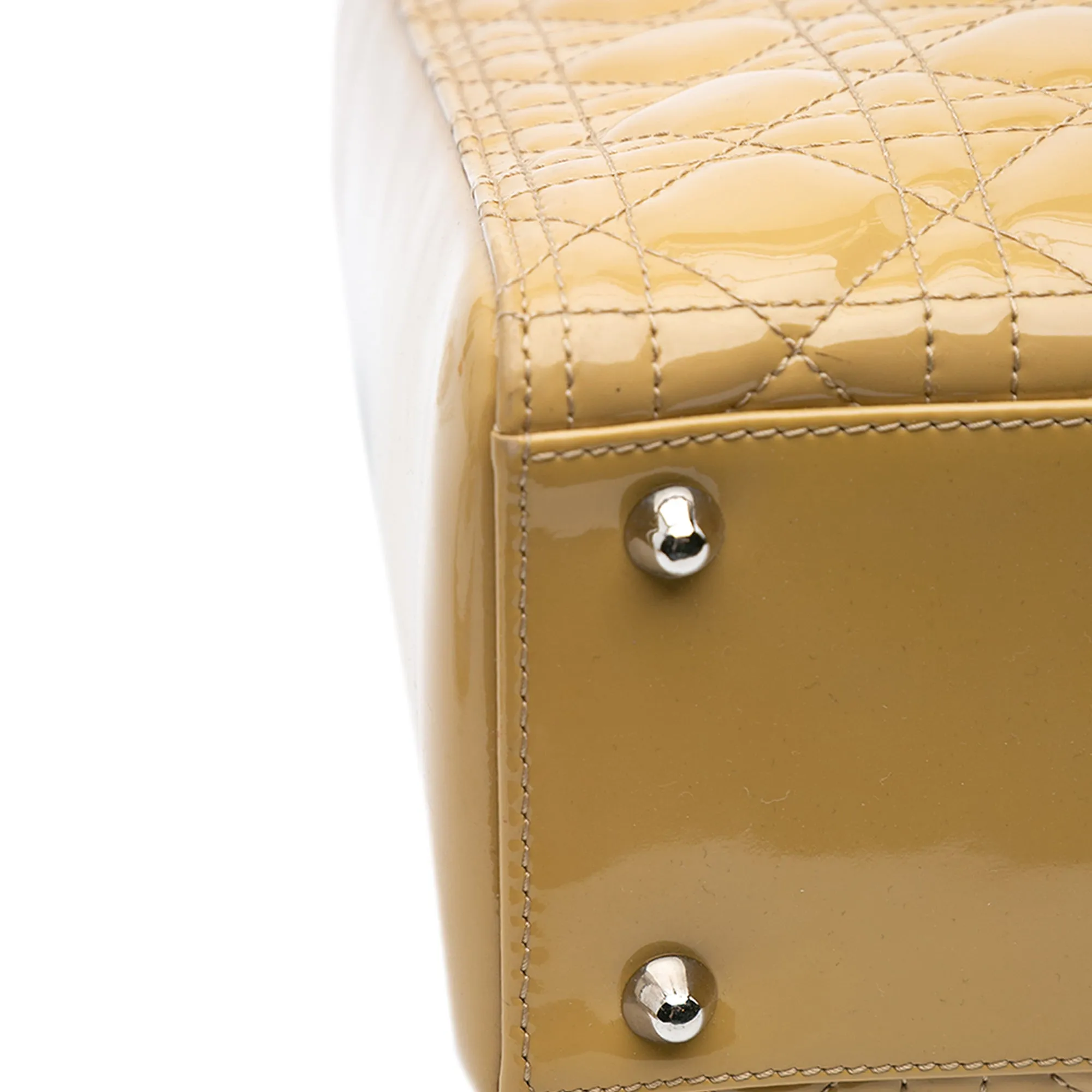 Large Patent Cannage Lady Dior