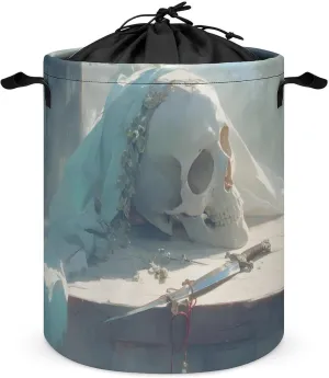 Laundry Hampers, Large Drawstring Laundry Bag, Removable Laundry Bags, Collapsible Storage Bin with Handles for Home Organization, Kids Room, Nursery Composite Material