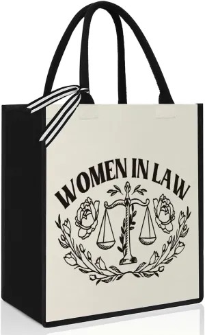 Lawyer Gifts for Women Attorney Gifts Lawyer Tote Bag Gifts for Lawyers Law Graduation Gifts Future Lawyer Gifts Women in Law Tote Bag