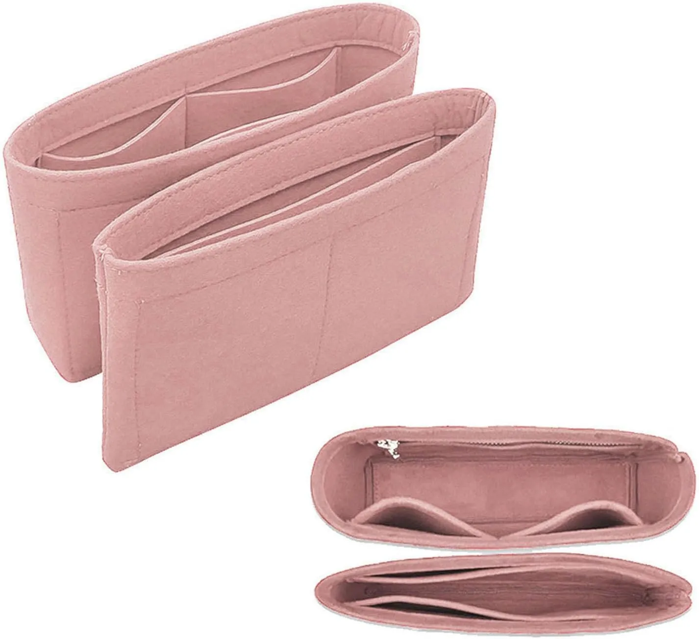 Lckaey Purse Organizer for pochette voyager insert Metis Tassel messenger bag pochette m é tis insert 2084pink