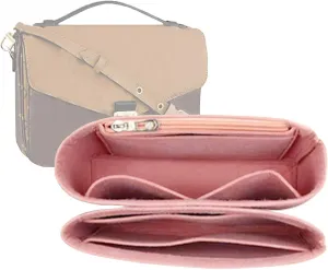 Lckaey Purse Organizer for pochette voyager insert Metis Tassel messenger bag pochette m é tis insert 2084pink