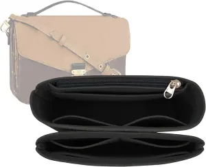 Lckaey Purse Organizer for pochette voyager insert Metis Tassel messenger bag pochette m é tis inserts 2084black