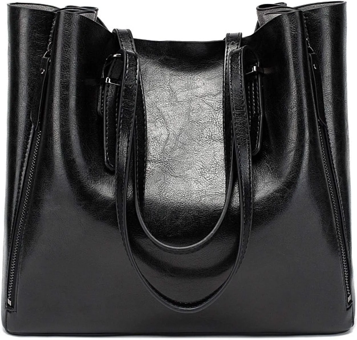 Leather Bag, Large Capacity Shoulder Bag, Tote Bag