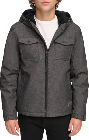 Levi's Men's Soft Shell Hooded Storm Coat (Regular & Big & Tall Sizes)