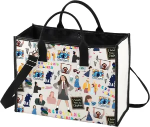 LEVLO Wormwood Musical Tote Bag Miss Honey Theatre Lover Gift Lavender Musical Shoulder Bag Theater Merchandise