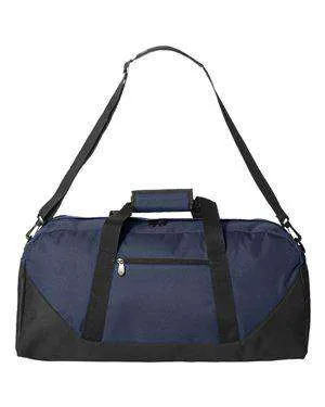Liberty Bags Black Strap Duffel Bag - 2251