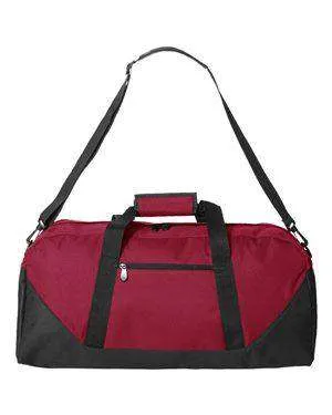 Liberty Bags Black Strap Duffel Bag - 2251