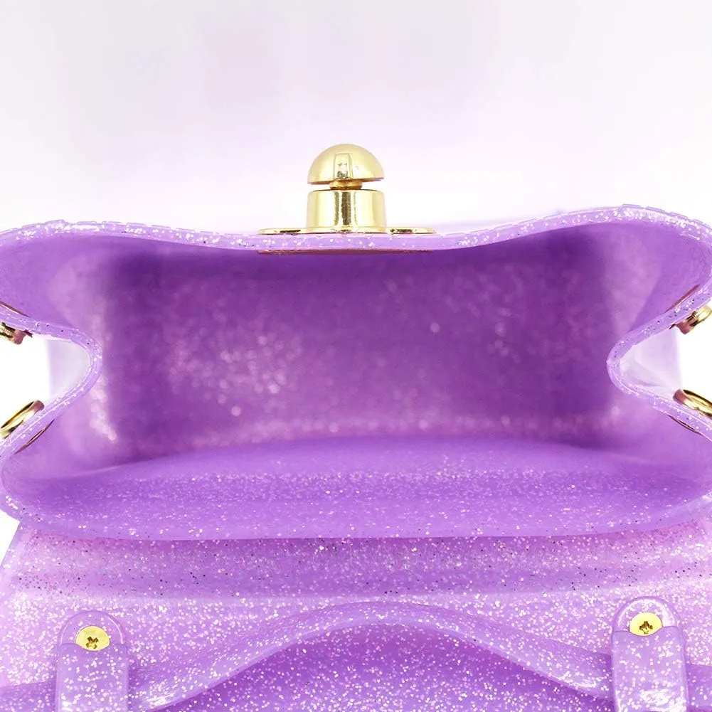Little Girls Purse Small Candy Color Jelly Crossbody Bag Satchel Tote Handbag Shoulder