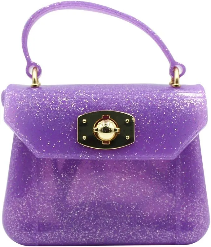 Little Girls Purse Small Candy Color Jelly Crossbody Bag Satchel Tote Handbag Shoulder