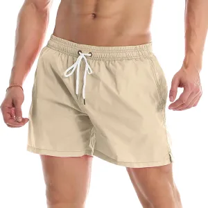Lncropo Men's Swim Trunks Quick Dry Bathing Suits with Mesh Lining Swimwear Swim Shorts
