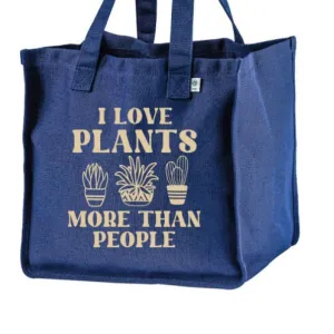 Love Plants Hemp Market Tote Bag