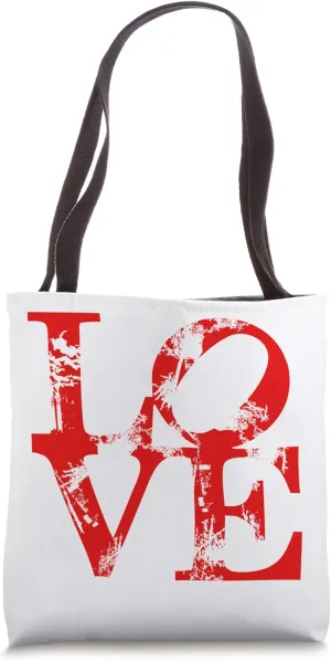 Love Statue Design Tote Bag