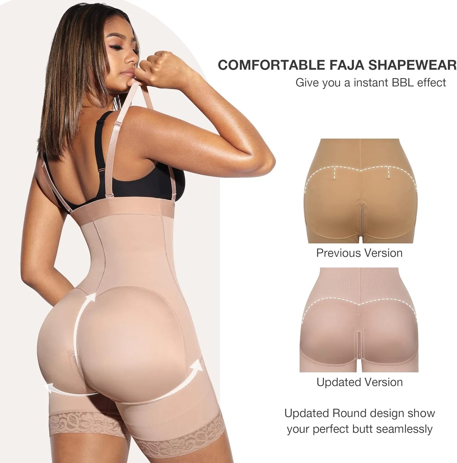 Lover-Beauty Fajas Colombianas Shaping Girdles Shapewear Tummy Control Butt Lifter Bodysuit BBL Fajas