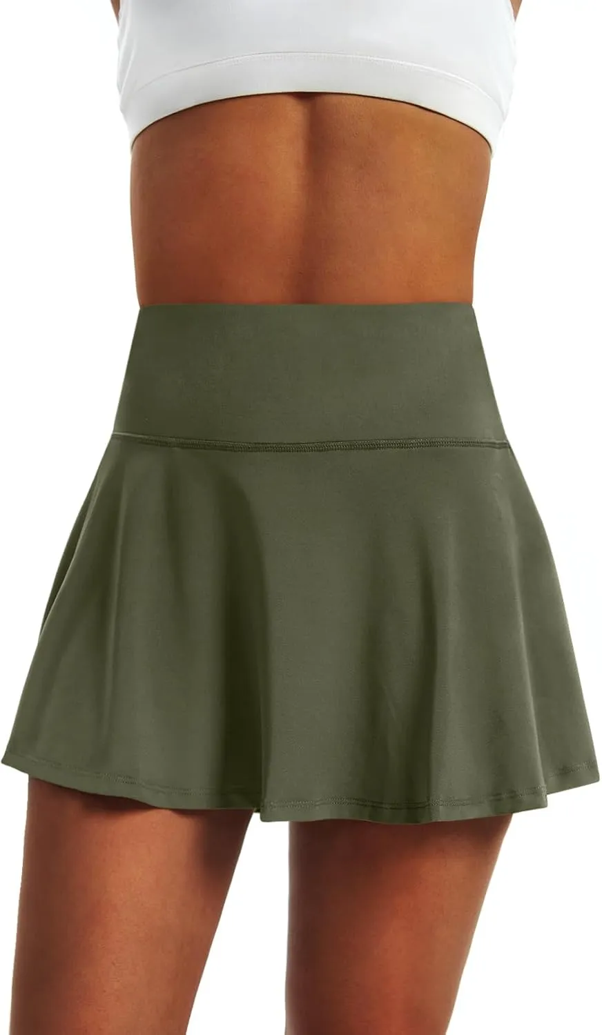 LXNMGO Women's High Waist Pleated Tennis Skirt with 4 Pockets Lightweight Athletic Golf Skorts Skirts for Running Workout