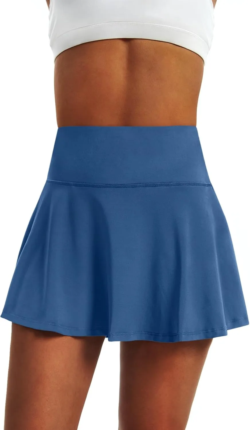 LXNMGO Women's High Waist Pleated Tennis Skirt with 4 Pockets Lightweight Athletic Golf Skorts Skirts for Running Workout