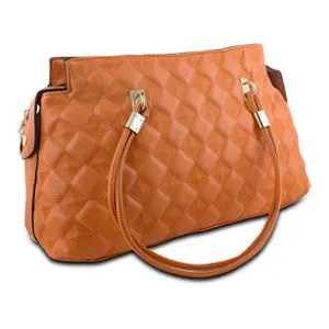 Mad Style Embossed Satchel - Orange