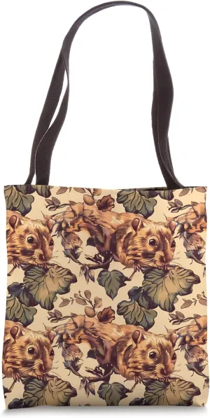 Mammal Vintage Pattern Design Tote Bag