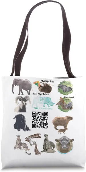 Mammals Design Tote Bag