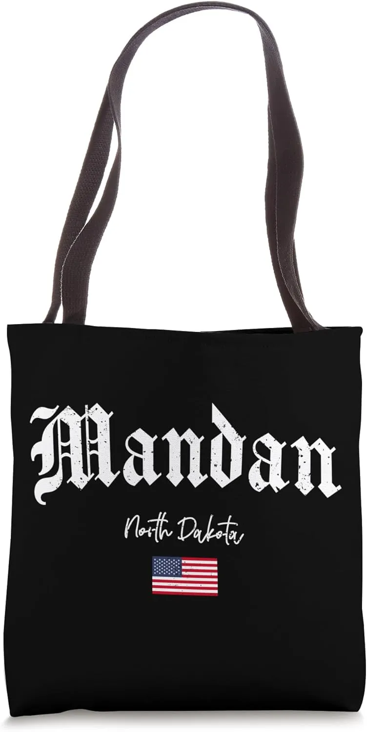 Mandan Gothic Design Tote Bag