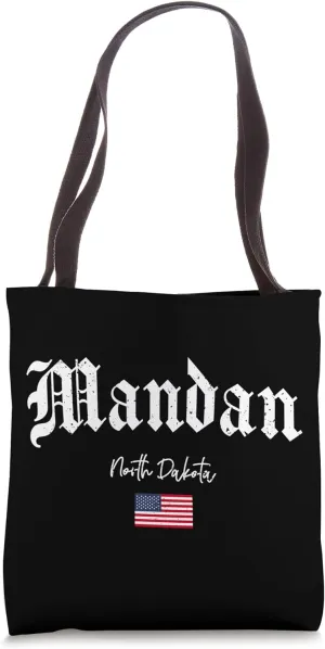 Mandan Gothic Design Tote Bag