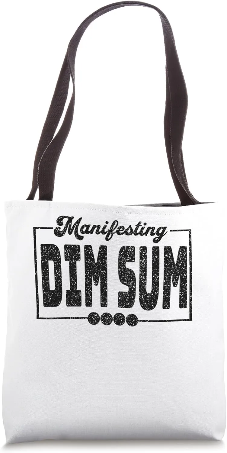 Manifesting Dim Sum Unique Graphic Art Tote Bag