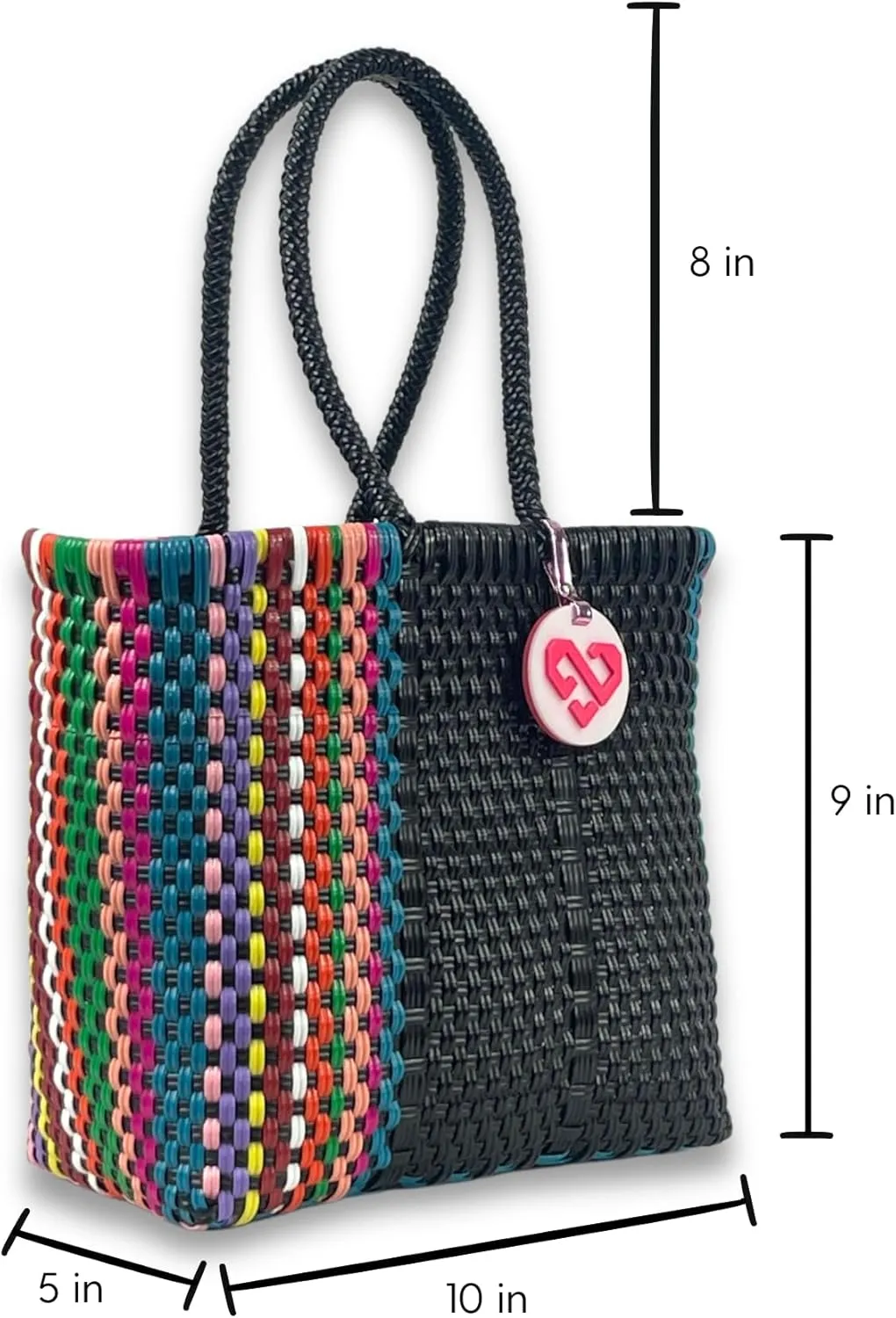 MARIA VICTORIA X-Small Mexican Tote - Waterproof Woven Beach Purse
