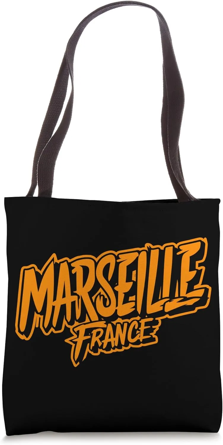 Marseille France Souvenir Design Tote Bag