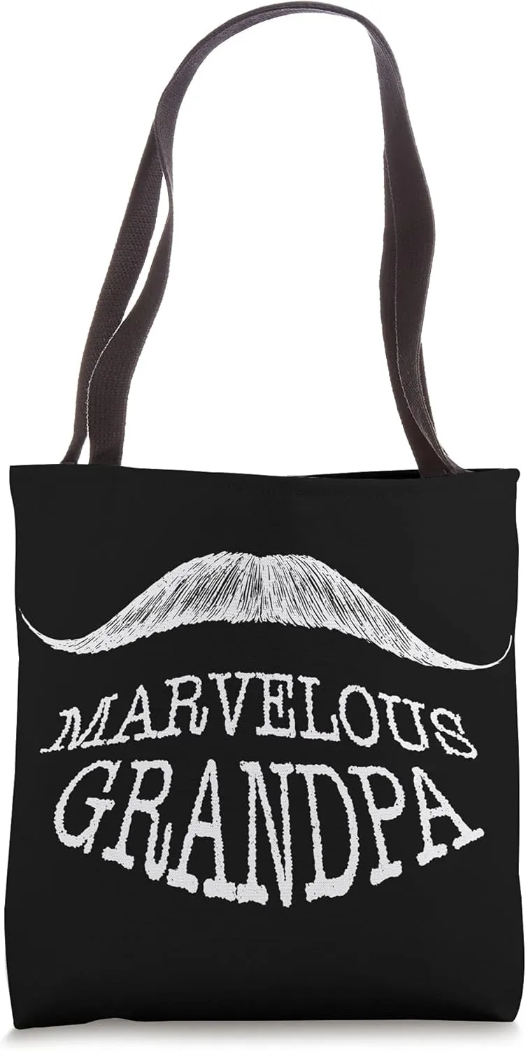Marvelous Grandpa Father's Day Unique Love Quirky Dad Tote Bag