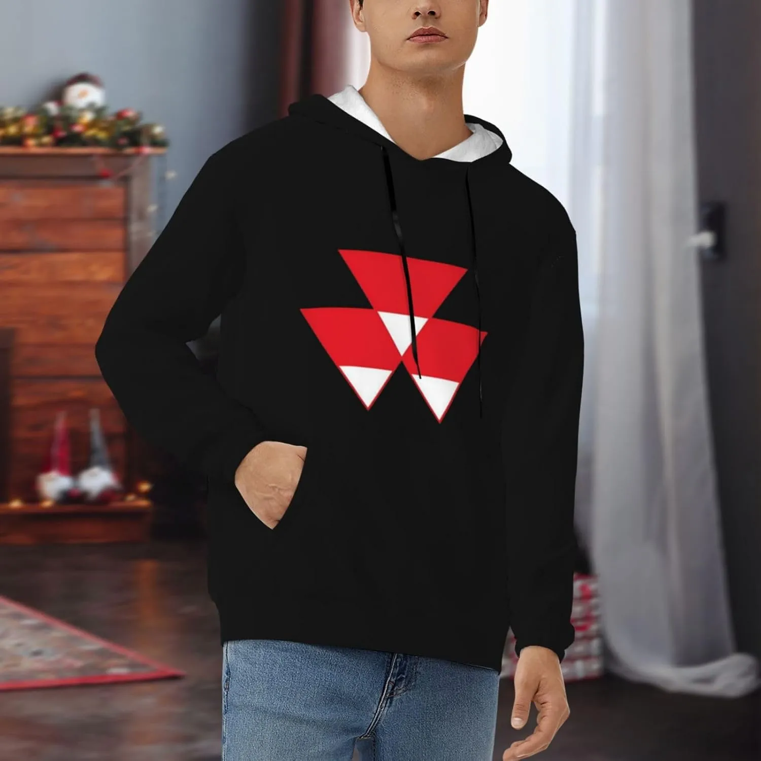 Massey Ferguson Men'S Hoodie,Fleece Comfortable Hoodie, Sweatshirt For Men