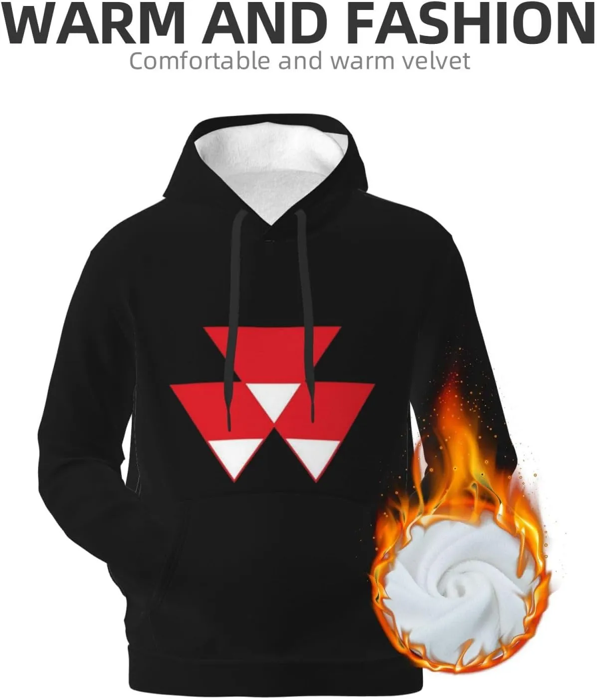 Massey Ferguson Men'S Hoodie,Fleece Comfortable Hoodie, Sweatshirt For Men