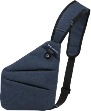 MAYMOONER Men Small Sling Shoulder Crossbody Bag Anti-theft One Strap Casual Chest Bags Slim Backpack Outdoor Hiking Biking