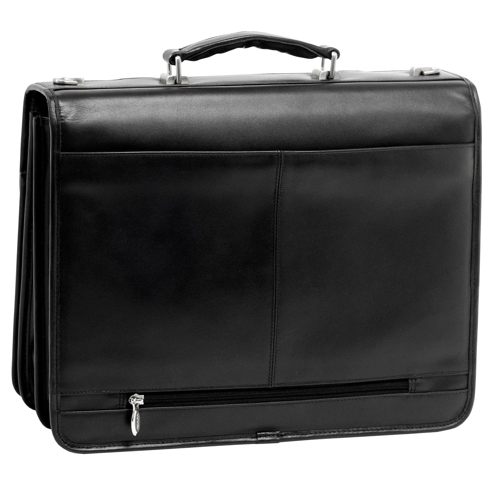 McKlein USA Flournoy 15" Leather Double Compartment Laptop Briefcase