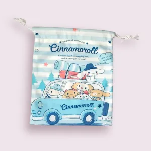 Medium Cinnamoroll Family Soft Drawstring Bag