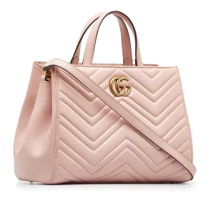 Medium Diverse options GG Marmont Tote Satchel Excellent customer service GUCCI Matelasse