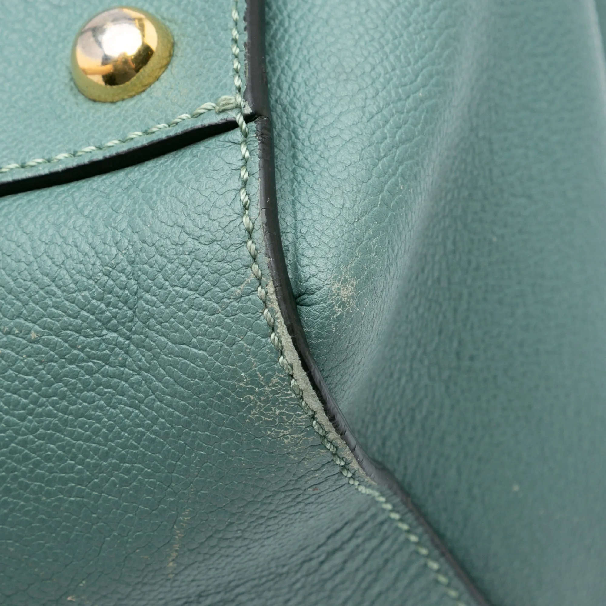 Medium Grained Calfskin Buckle Tote