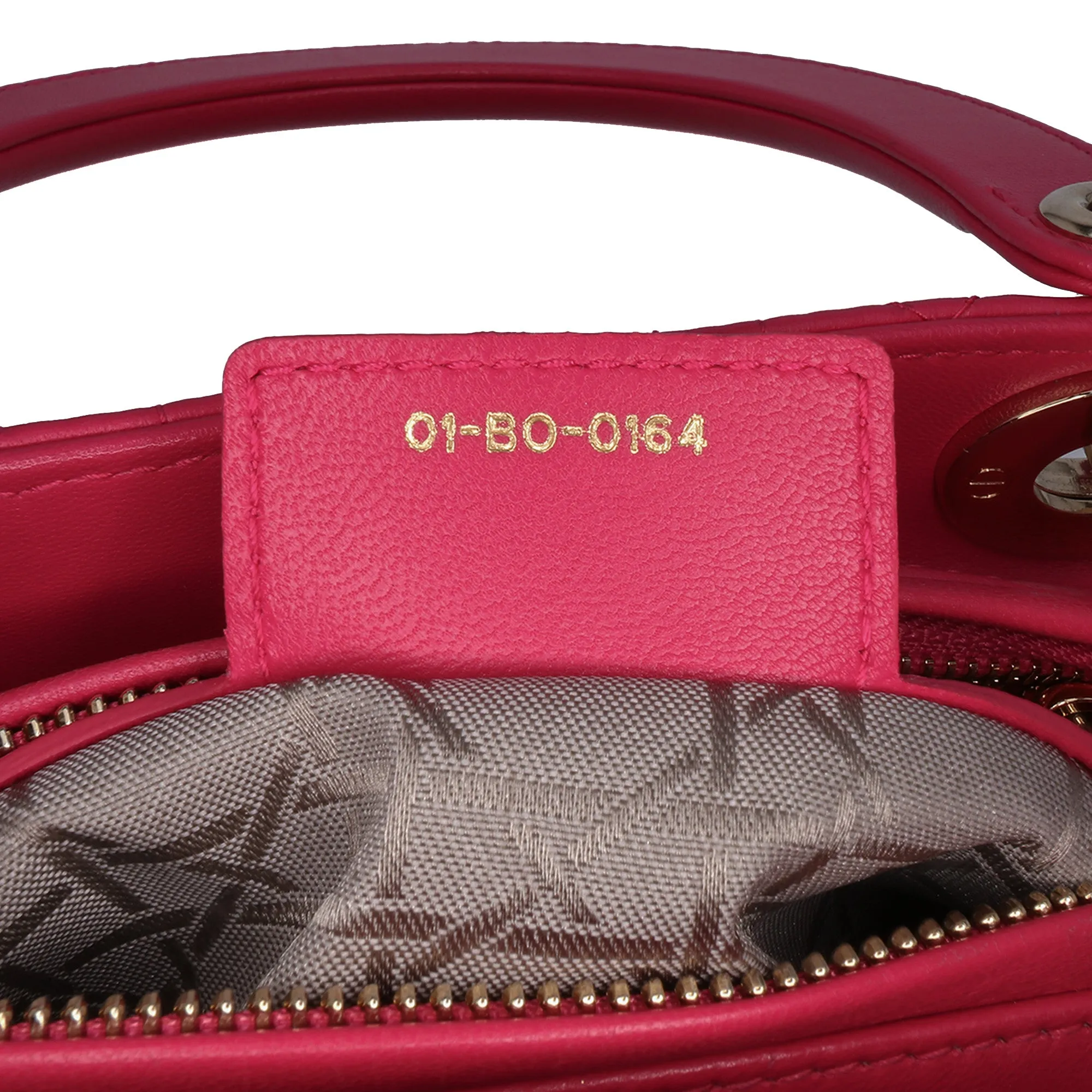 Medium Lambskin Cannage Lady Dior