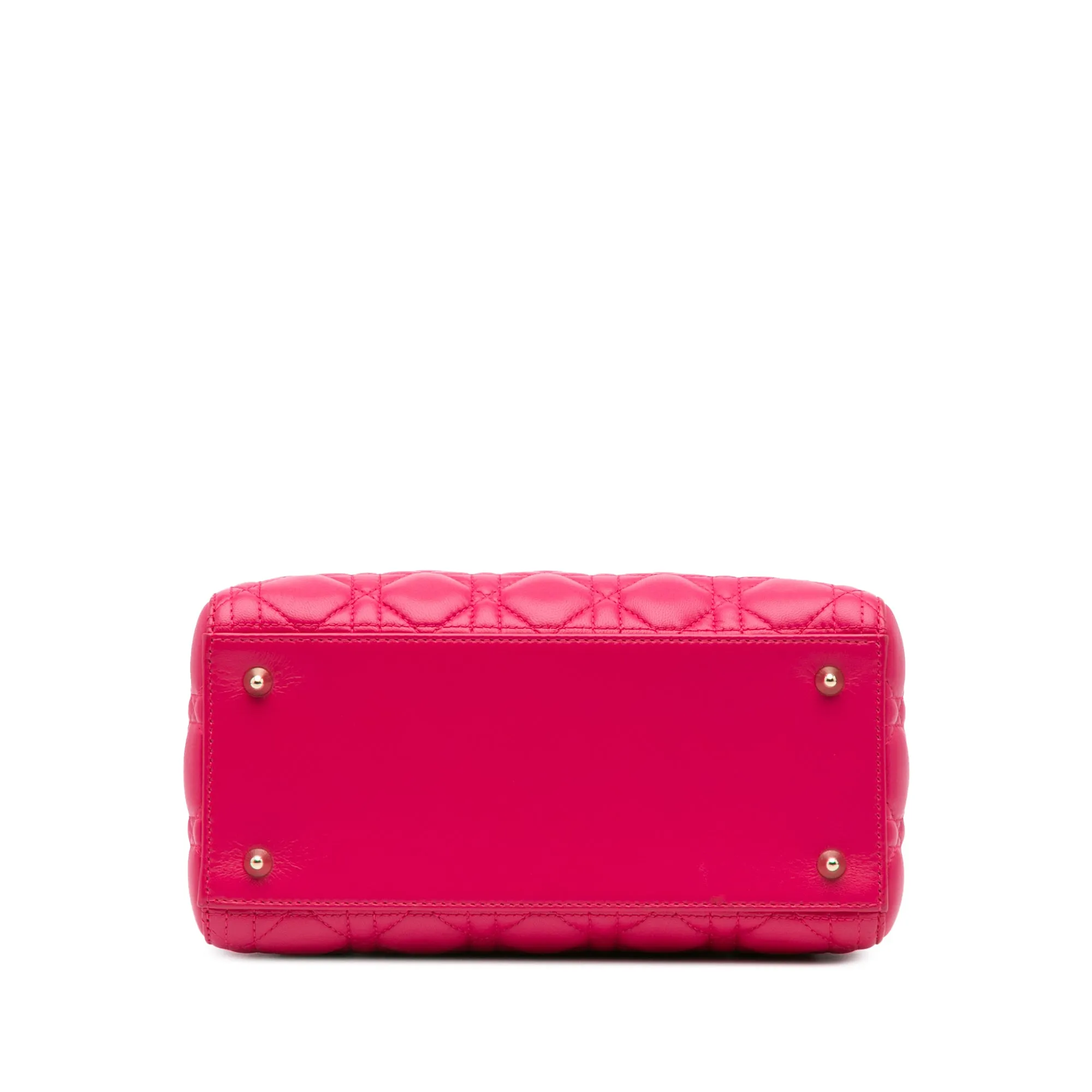 Medium Lambskin Cannage Lady Dior