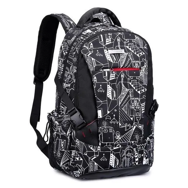 Men's Anti Theft Backpack - Large Laptops