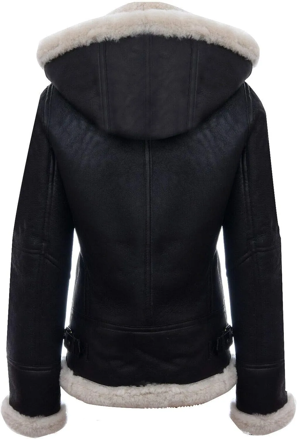Men's B3 'Air Force' Real Shearling Sheepskin Aviator Pilot Flying Jacket
